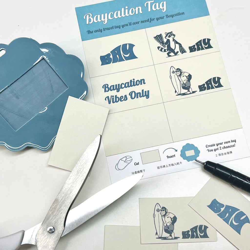 Baycation Tag 行李吊牌 - Baycation Co.