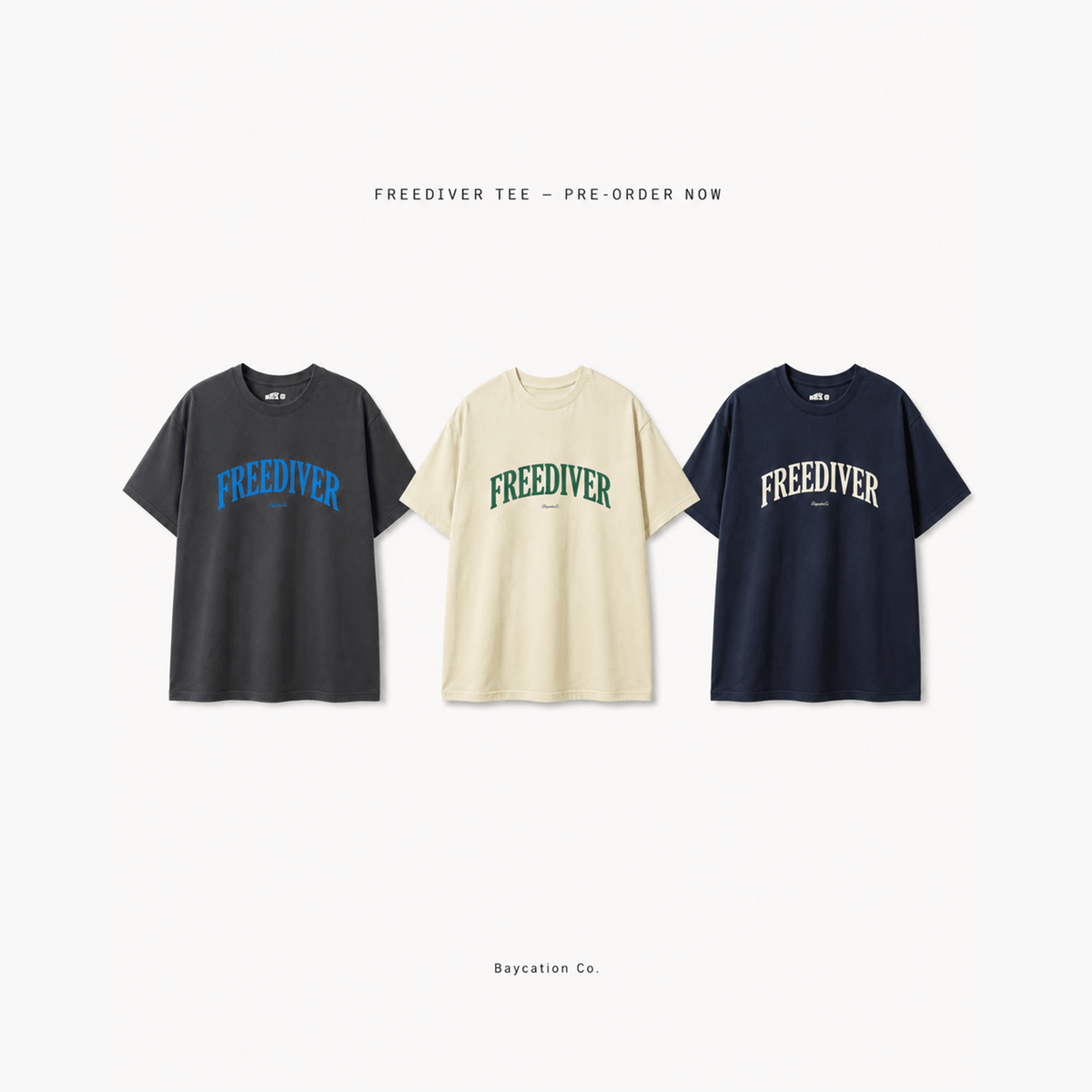 [PRE-ORDER] FREEDIVER TEE - Baycation Co.
